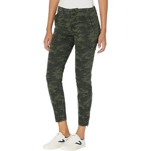 Kut From The Kloth Camo-Print Skinny Jeans w/ankle zippers